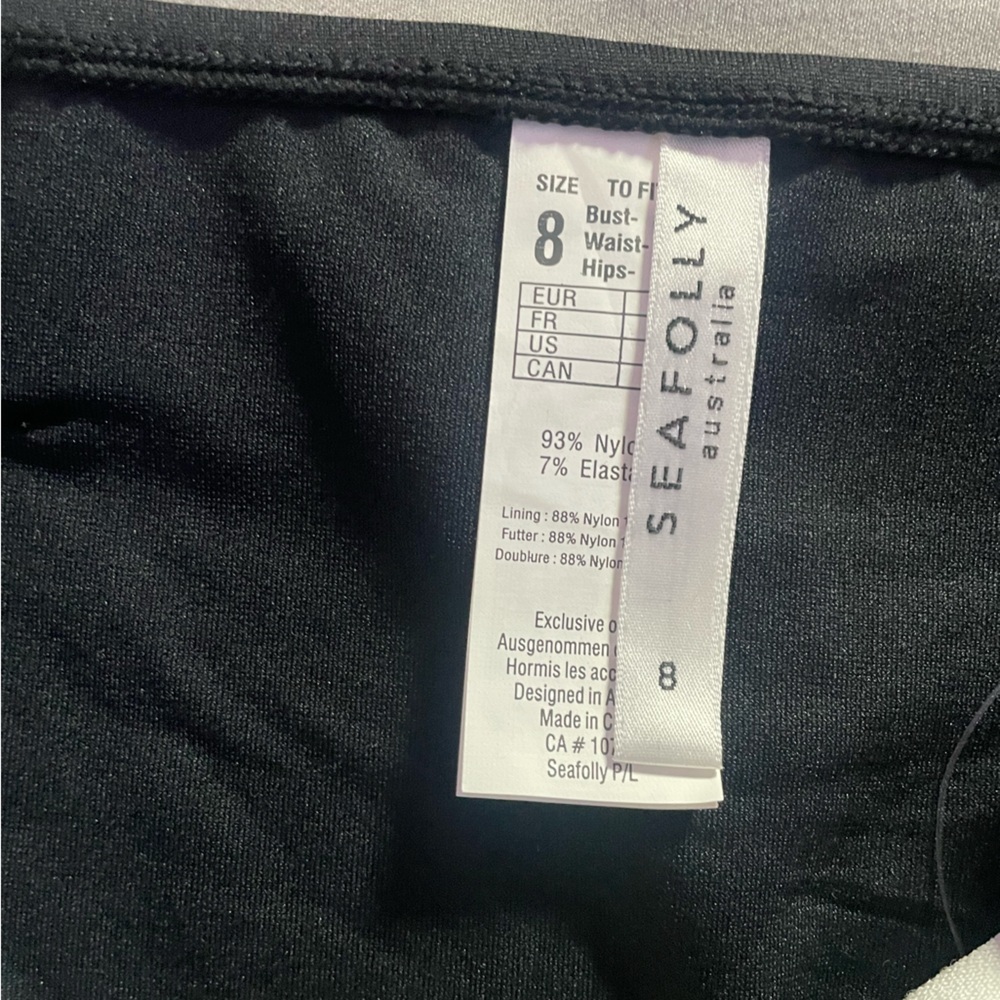 NWOT Seafolly Belted Hipster Bikini Bottom | Women’s Bikini Bottom - Picture 7 of 15